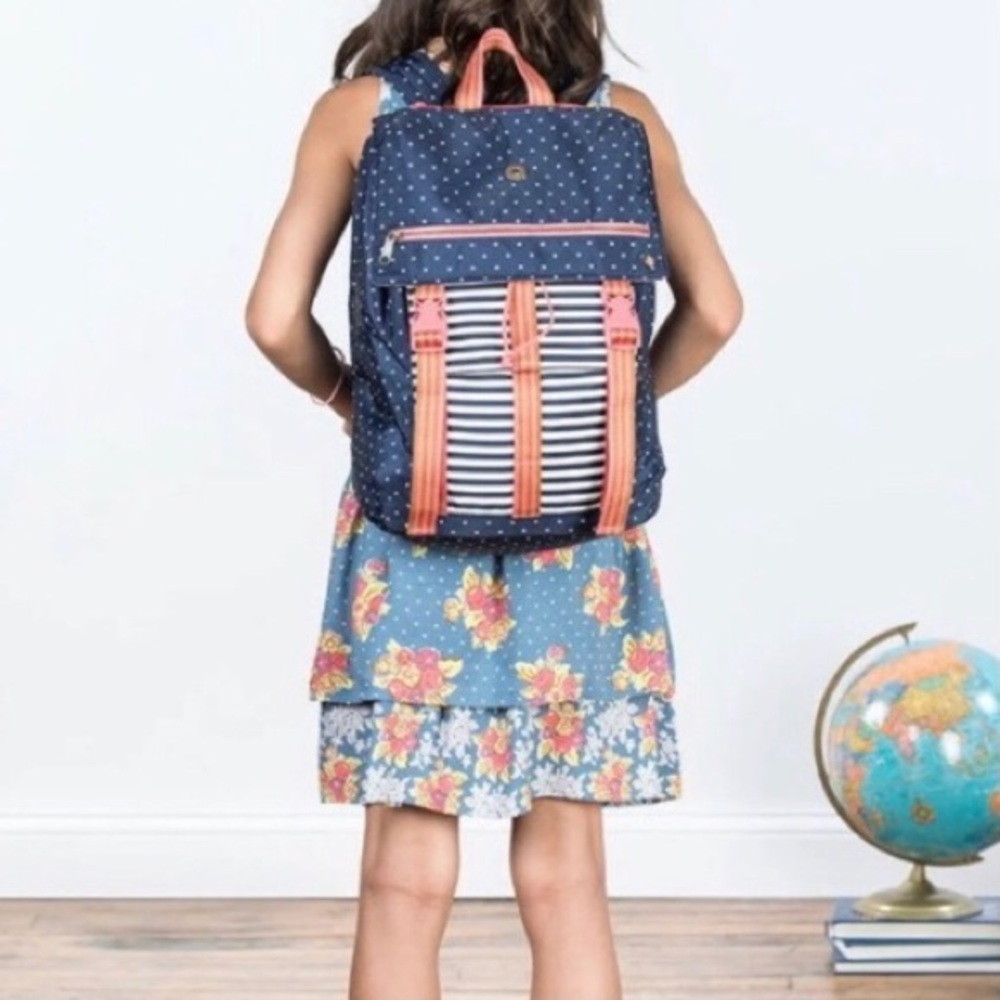 Matilda Jane Navy and Melon Backpack